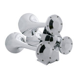 Three Trumpet Chrome Train Horns