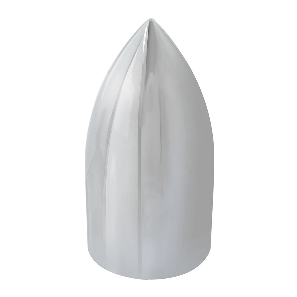 33mm Chrome Plastic Warhead Nut Cover - Thread On
