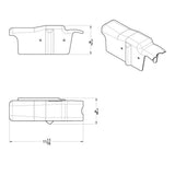 Peterbilt 330, 335, 378, 379 Mid Steering Column Cover