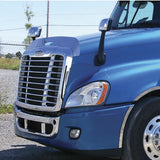 Freightliner Cascadia P3 Stainless Hood Shield Bug Deflector