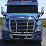 Freightliner Cascadia P3 Stainless Hood Shield Bug Deflector