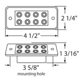 8 LED Freightliner Cab Marker Light