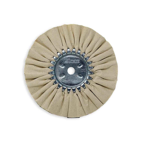 Zephyr 8" white untreated buffing wheel