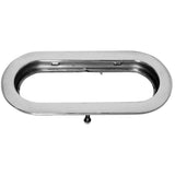 Stainless Oval Invisible Stud Flange Mount Rim