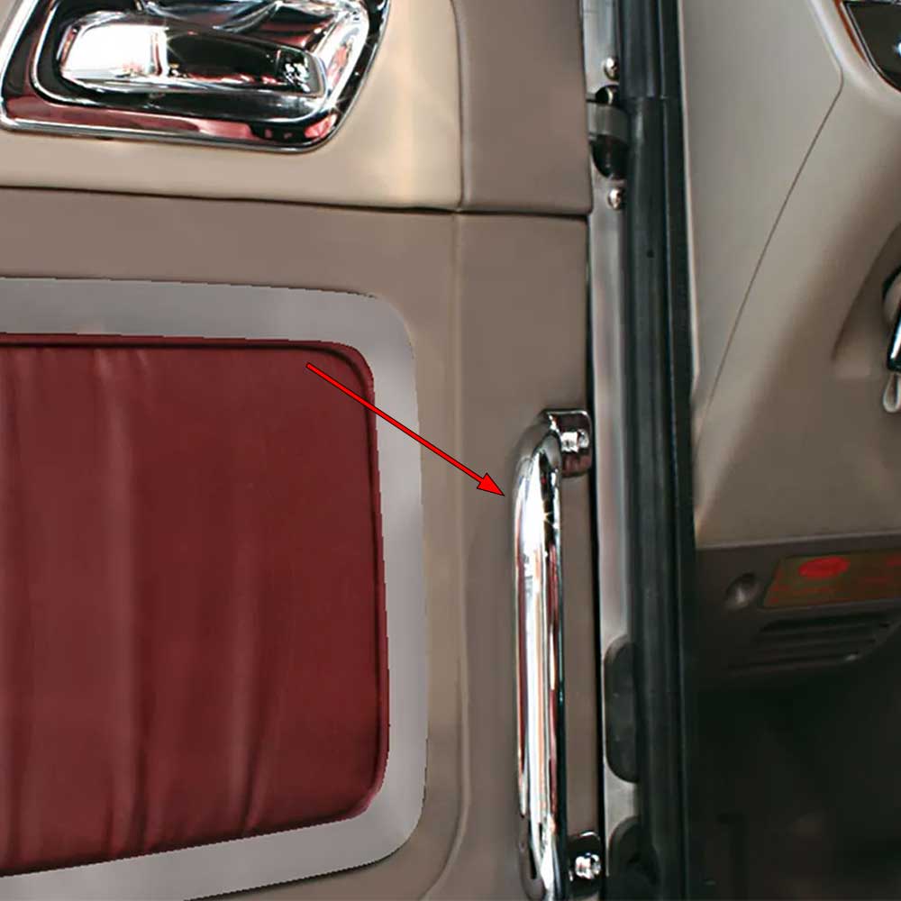 Peterbilt 2006+ Chrome Steel Door Grab Handle