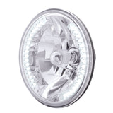 7" Round Crystal Headlight with LED
