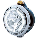 Black Guide H4 Headlight with Dual Function LED