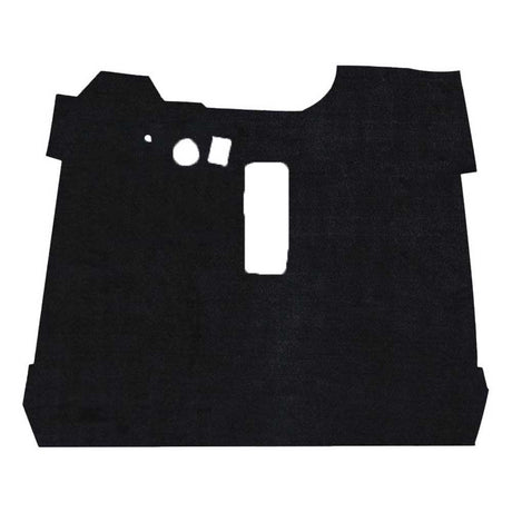 Closer view of Peterbilt 379, 389 2006+ cab carpet replacement