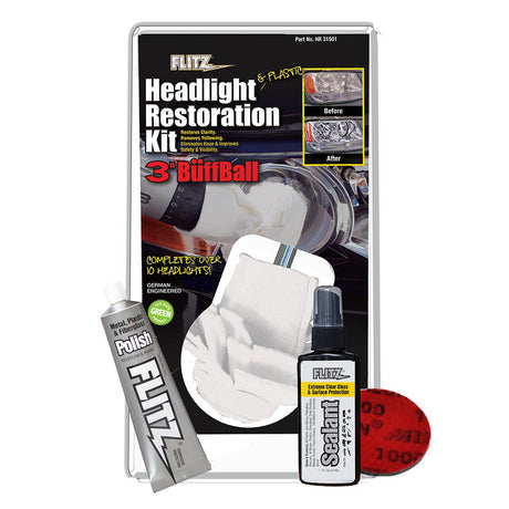 Flitz headlight restoration kit