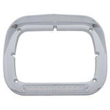 8" x 6" Headlight Bezel with LEDs and Visor