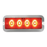 4" 4 LED Rectangular Strobe Light