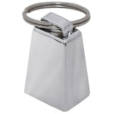 Chrome Mini Cow Bell Key Chain