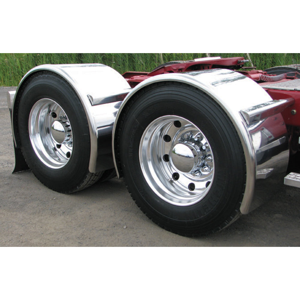 95" Stainless Steel Rollin' Lo Single Axle Fenders