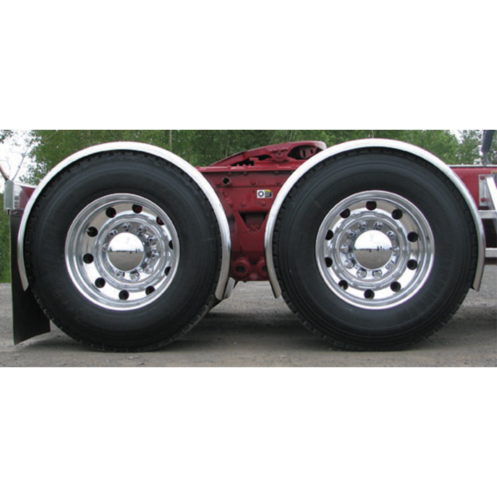 95" Stainless Steel Rollin' Lo Single Axle Fenders