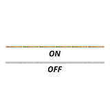 79-1/2" Stainless Steel Bumper LED Light Bar with Chrome Lens