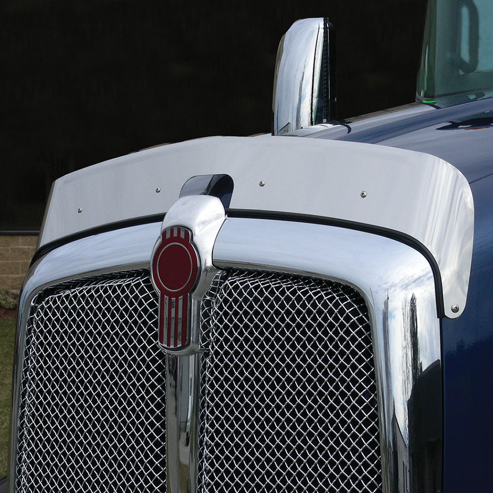 Kenworth T660 Stainless Hood Shield Bug Deflector