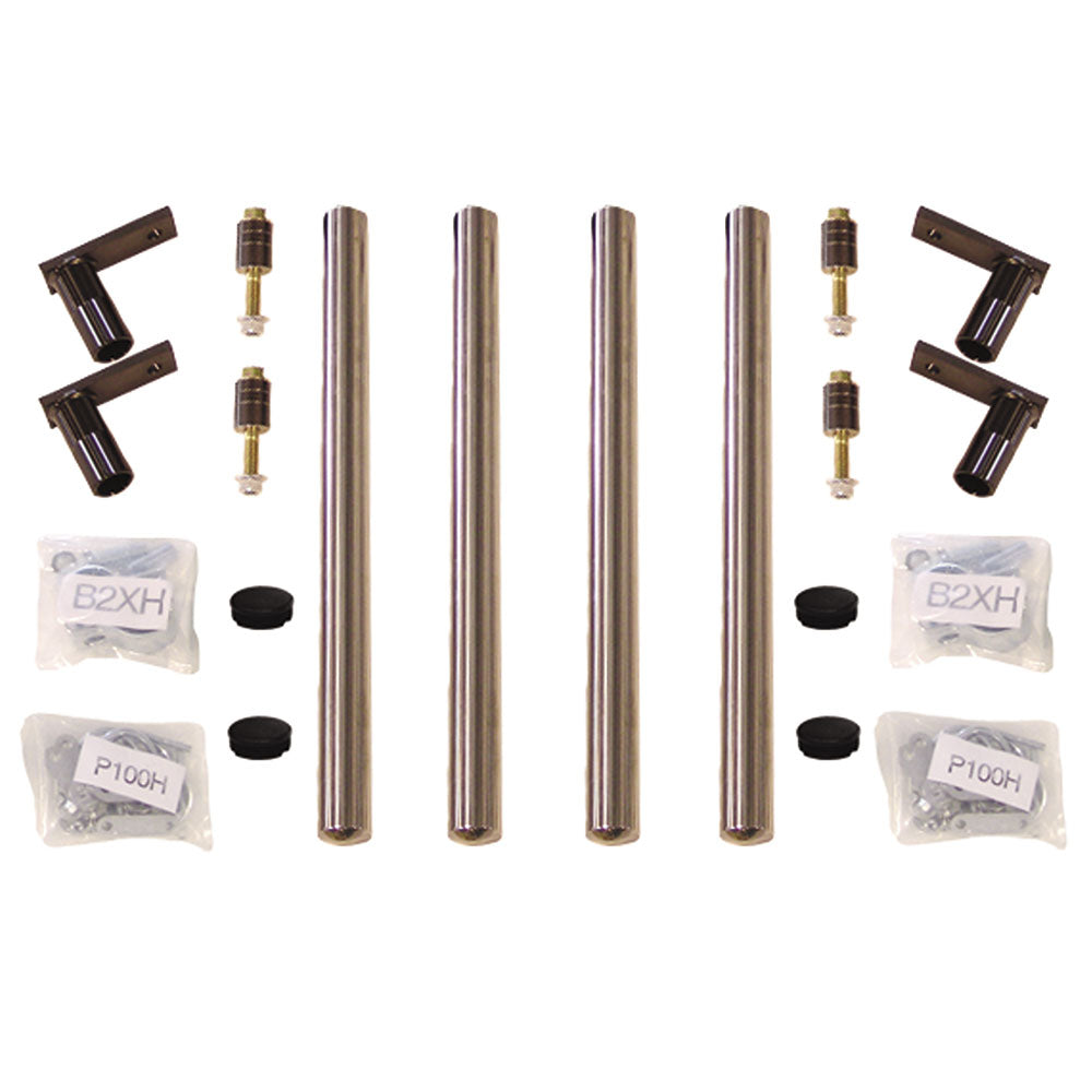 Stainless TT Twin Single Axle Fender Bracket Kit