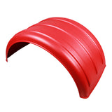 Red Poly TT Twin Single Axle Fenders