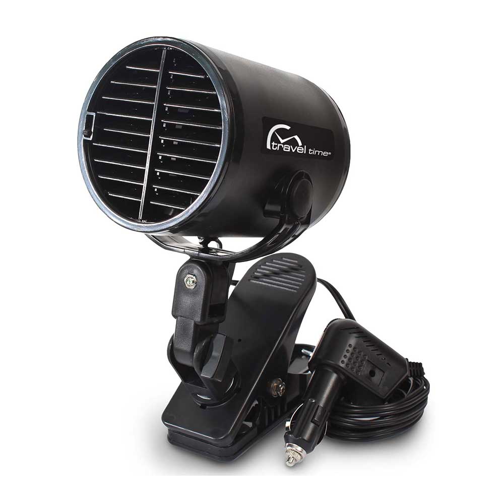 Travel Time 12-Volt Turbo Fan with Mounting Clip