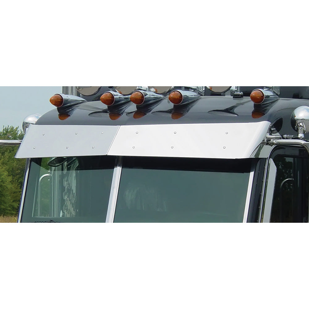 Peterbilt UltraCab Bow-Tie Drop Visor (2005+)
