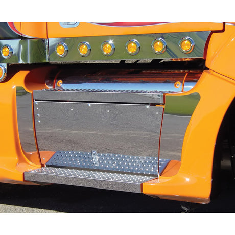 Peterbilt 386, 387 battery, tool box door covers for semi trucks