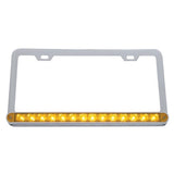 License Plate Frame with LED Strip Light