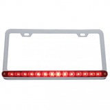 License Plate Frame with LED Strip Light