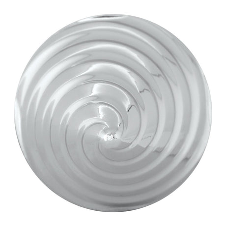 33mm Chrome L/h twister nut cover - push on, close-up