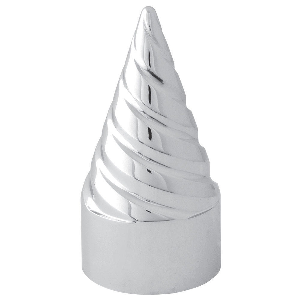 33mm Chrome L/H Twister Nut Cover - Thread On