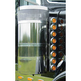 Peterbilt 15" Premium Donaldson Front Air Cleaner LED Light Bars (2005-2011)
