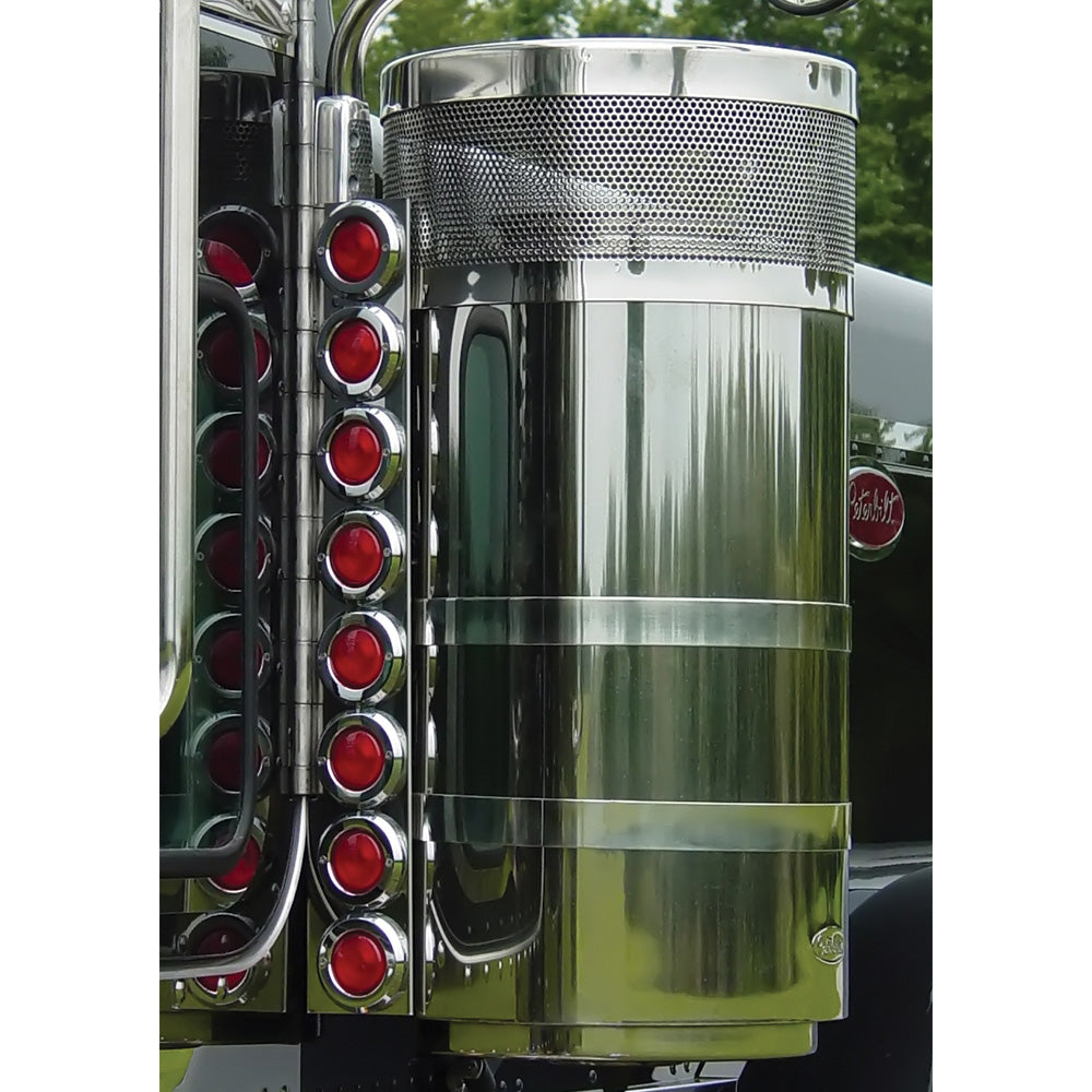 Peterbilt 15" Premium Donaldson Rear Air Cleaner Light Bars