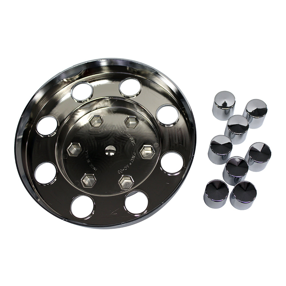 Rear Axle Cover with Top Hat Nut Covers