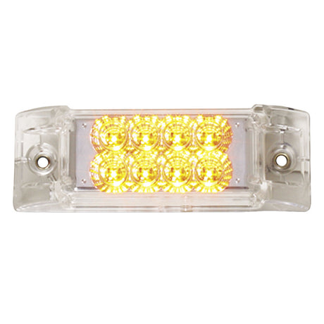 6" X 2" 8 LED super 21 rectangular marker light