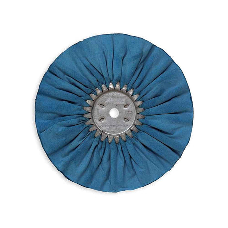Zephyr 8" blue baron clear dip buffing wheel