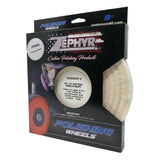 Zephyr 8" White Cotton Muslin 50-Ply Buffing Wheel