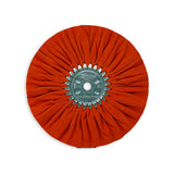 Zephyr 10" Orange Ruffy Clear Dip Buffing Wheel