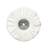 Zephyr 8" White Domet Flannel Buffing Wheel