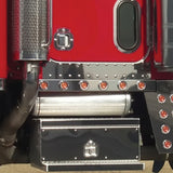 Peterbilt 379 389 Cab Panels with 12 Round LED Lights