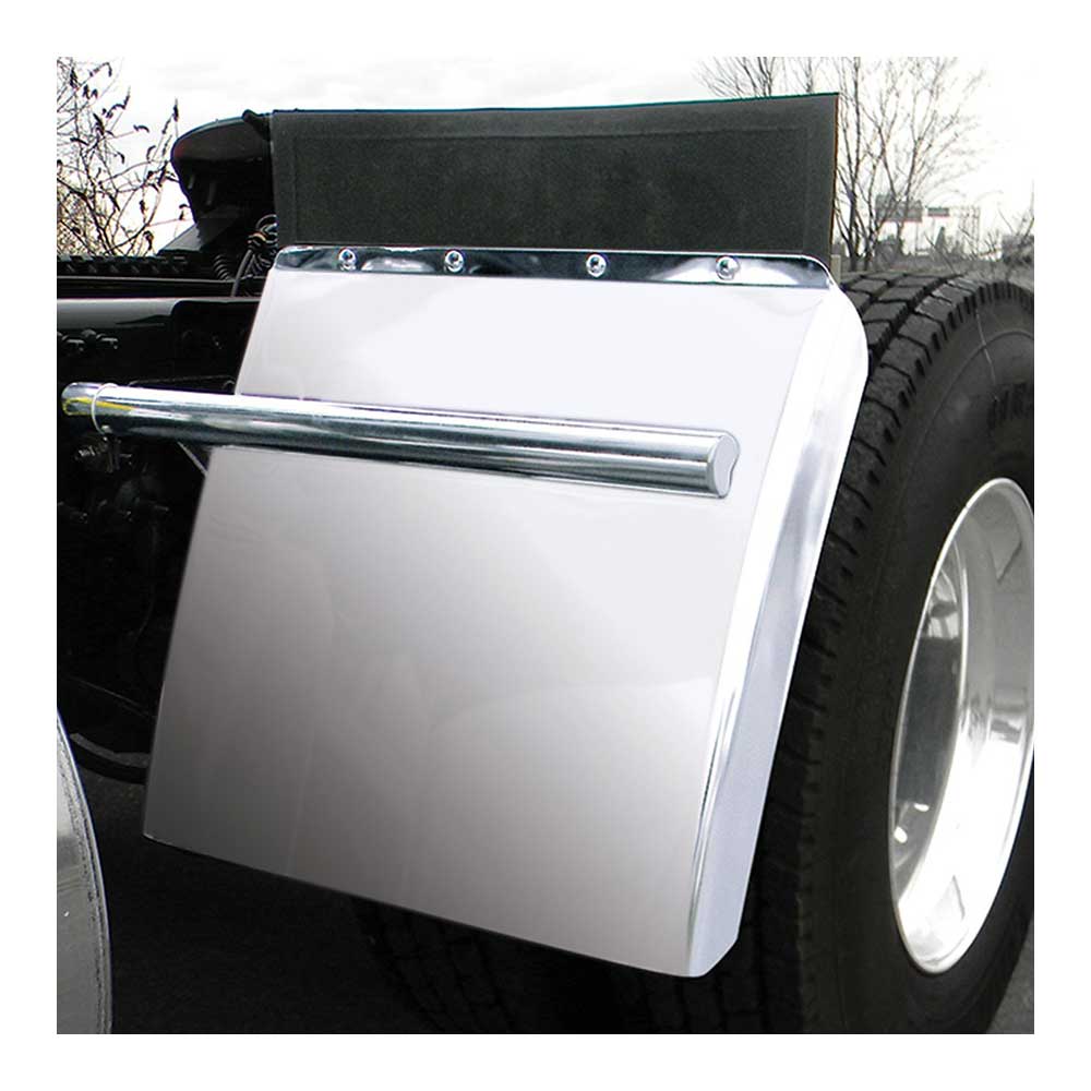 24" 18 Gauge SS Quarter Fenders with Tube Mount