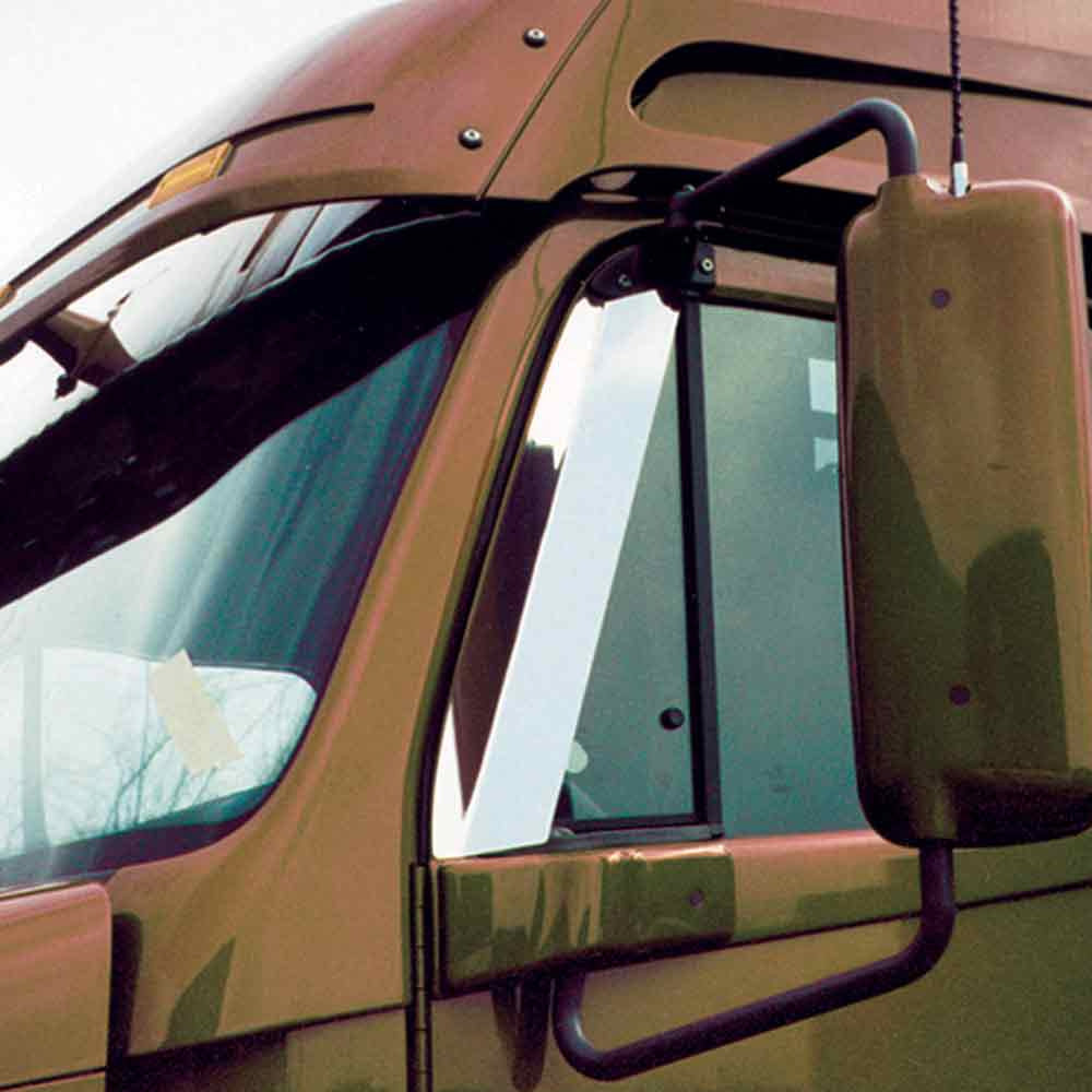 Freightliner Stainless Steel Door Deflectors