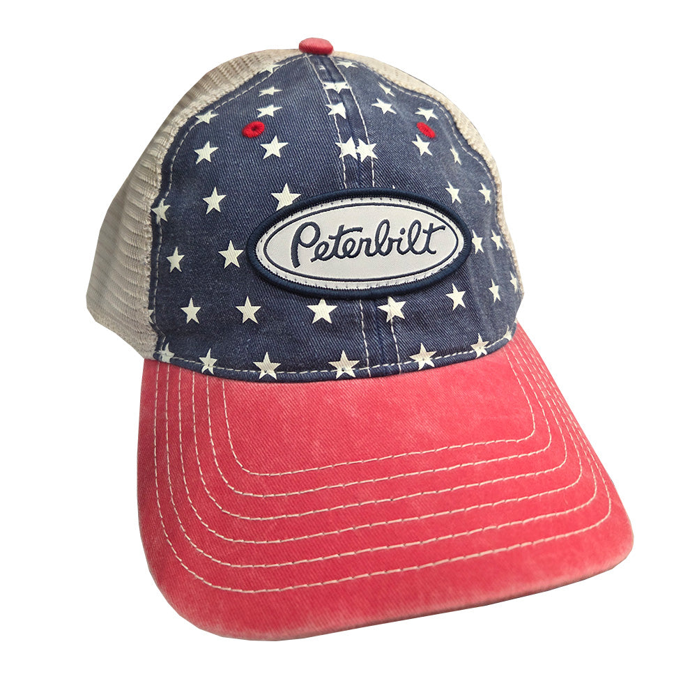 70's 80's Peterbilt トラッカーメッシュキャップ Women's Peterbilt Star Mesh Back Hat – Iowa 80