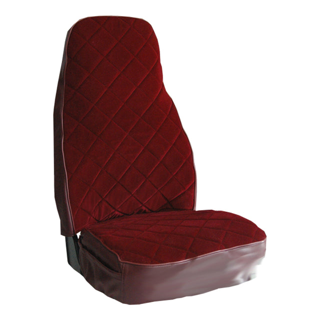 National cush-n-aire high-back seat covers, close-up
