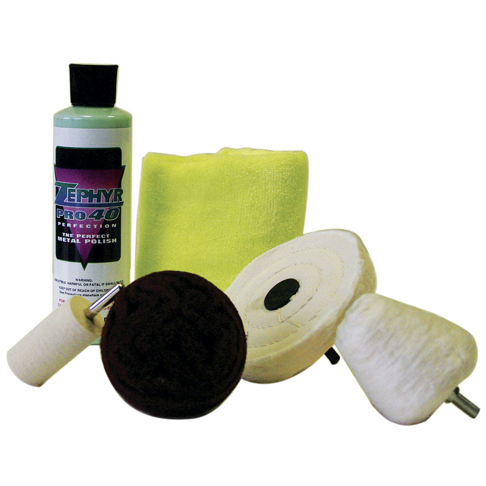Zephyr 6-Piece Wheel and Tank Detailing Kit