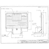 65"x70" Cab Rack with Tool Box, Window & Chain Trays