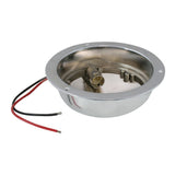 4" White Pearl LED Light in Housing w/#1157 Plug