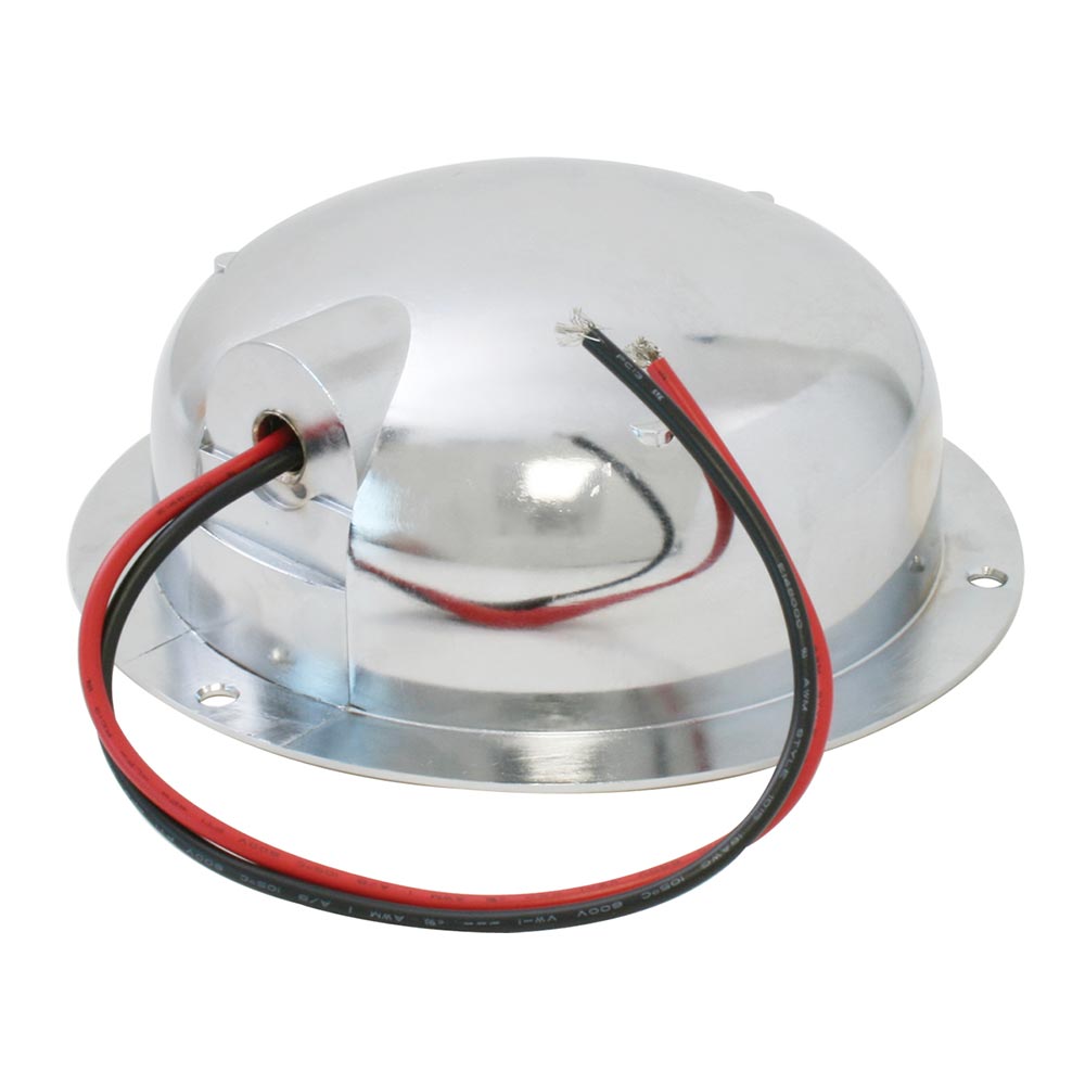 4" White Pearl LED Light in Housing w/#1157 Plug