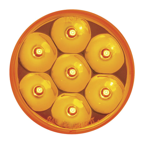 2-1/2" Round pearl LED marker light