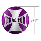 "Tractor" Maltese Cross Air Valve Knob Sticker