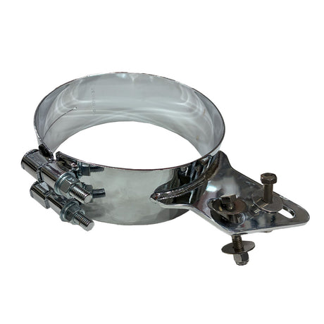 Peterbilt 359, 379 chrome 8" angle bracket clamp for semi trucks