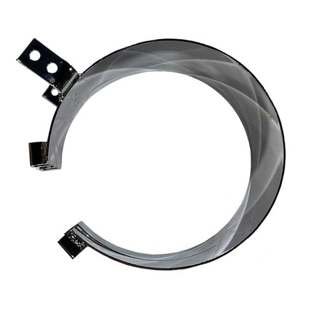 Kenworth W900L 6" chrome clamp for semi trucks